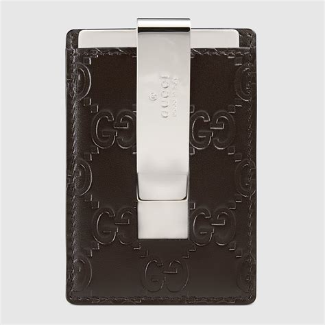 gucci bifold wallet with money clip|Gucci men's wallet knockoff.